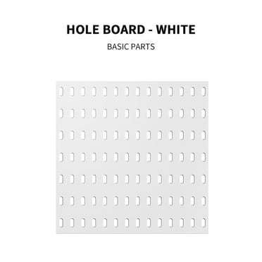 Chmadoxn Cavity Panel Wall Display Decoration Perforation- Tabletop Kitchen Household Storage Plastic Can Be Combined Shelving 1 tablet Cavity plate