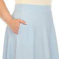 thumbnail image 4 of White Mark Jupe Midi Évasée Tasmin pour Femmes, 4 of 6