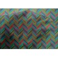 thumbnail image 4 of oneOone Cotton Silk Fabric Herringbone Geometric Print Fabric By Yard 42 Inch Wide, 4 of 4