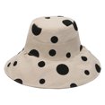 thumbnail image 1 of Chapeau de Pêcheur à Pois : Chapeau d'Été Réversible à Double Face, Chapeau Bob, 1 of 3