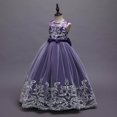 thumbnail image 3 of Ketyyh-chn99 Robes d'Été Robe d'Été Mode Imprimé Sans Manches Été Décontractée Ligne A Plage Manches Longues Jupe Courte Violet,110, 3 of 5