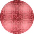 thumbnail image 1 of Ahgly Tapis d'Intérieur Lavable en Machine Carré Transitionnel Rose Corail Clair, 3 Pieds Carré, 1 of 7