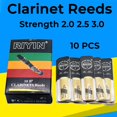 thumbnail image 4 of Instruments de Musique Anches de Clarinette Anches de Haute Qualité Dureté 2 2,5 3 Haute Résistance Longue Durée pour Clarinette en Sib Force 3, 4 of 8