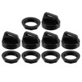 thumbnail image 1 of Unique Bargains 5 Set UTV ATV Ignition Key Cover Cap 5433534 with Cap Nut for Polaris for Ranger Brutus RZR Black, 1 of 7