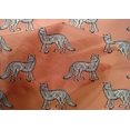 thumbnail image 4 of oneOone Cotton Silk Fabric Fox Block Printed Craft Fabric BTY 42 Inch Wide, 4 of 4
