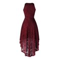 thumbnail image 4 of Ketyyh-chn99 Robes pour Femmes Robes de Soirée pour Mariage Robe de Soirée Maxi Élégante Taille Haute Robe de Fête de Mariage Robe Longue Rouge,m, 4 of 5