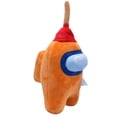 thumbnail image 3 of Among Us 6" Plush - Orange with Plunger, 3 of 4