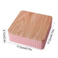 thumbnail image 3 of Bread Box for Kitchen Countertop Corner Bread Box for Homemade Bread Metal Embossed Bread Storage Container Bin with Bamboo Lid, 3 of 6