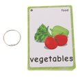 thumbnail image 2 of GUOOL 35 Pcs Cartes Flash de Vocabulaire Anglais pour Enfants pour Nourriture, 2 of 9