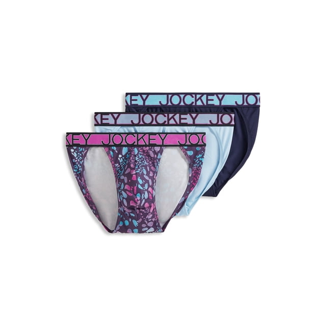 Jockey String Bikini Extensible en Microfibre pour Hommes - Lot de 3