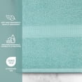 thumbnail image 4 of Mainstays Basics 8pk Washcloth Set, Teal, 4 of 5