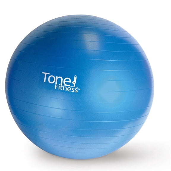 Tone Fitness Anti-burst Stability Ball, 55cm (Pink) or 65cm (Blue)