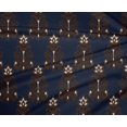 thumbnail image 4 of oneOone Polyester Lycra Fabric Floral Ikat Print Sewing Fabric BTY 56 Inch Wide, 4 of 4