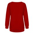 thumbnail image 5 of Hauts pour Femmes Hiver Noël Chien Impression Classique Pull Ample Sweat-Shirt, 5 of 5