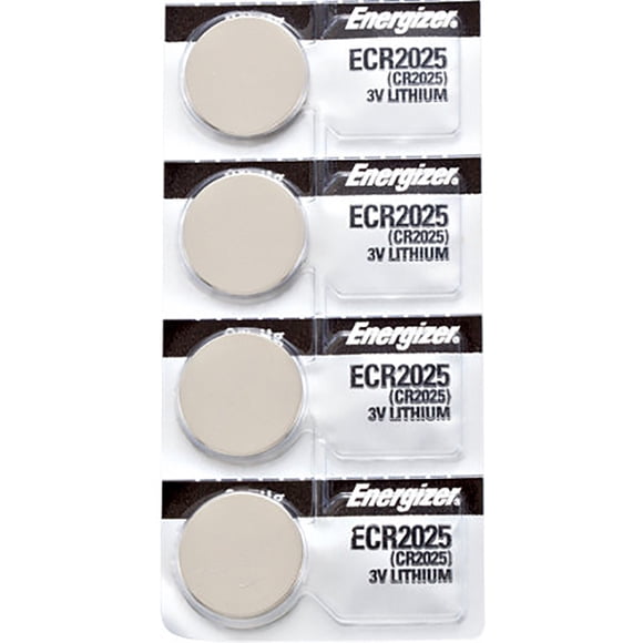 4 x Energizer CR2025 Batteries, Lithium Battery 2025