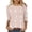 Pink, variant on lcziwo Easter Shirt Tshirts for Women 2025 Fashion 3D Bunny Rabbit Graphic Tees Shirts Loose Casual Round Neck 3/4 Length Sleeve Holiday Tops,Yellow,L