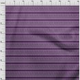 thumbnail image 3 of oneOone Georgette Viscose Fabric Leaves & Chevron Block Print Fabric BTY 42 Inch Wide, 3 of 4