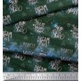 thumbnail image 3 of Soimoi Poly Georgette Fabric Text & Sacred Geometry Galaxy Print Fabric by the Yard 52 Inch Wide, 3 of 3