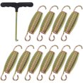 thumbnail image 2 of 1 Set of Universal Trampoline Springs Practical Galvanized Steel Wire Tension Springs Trampoline Springs, 2 of 8