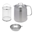thumbnail image 1 of simhoa Stainless Steel Deep Fryer Pot Frying Basket Nonstick Universal French Fries Pot 2L, 1 of 8