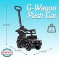 thumbnail image 3 of Best Ride On Cars Poussette pour Enfants Mercedes G-Wagon 3 en 1, Noire, 3 of 12