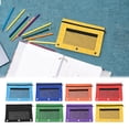thumbnail image 1 of Binder Pencil Pouch Pencil Pouch for 3 Ring Binder Zipper Pencil Pouch 3 Ring Pencil Pouch Pencil Bags with Zipper Pencil Bag Three Holes Cloth Pencil Case Double Layer Mesh Large Capacity Pencil Bag, 1 of 7