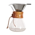 thumbnail image 1 of Siruishop Pour Over Coffee Maker Coffee Dripper Brewer for Coffee Shop Outdoor Camping 400ml, 1 of 8