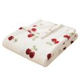 thumbnail image 4 of Mainstays Plush Throw Blanket Cherries, 4 of 7