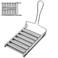 thumbnail image 1 of Dvkptbk bbq Accessoires Grille à Hot-Dogs en Acier Inoxydable Support à Saucisses Grille de Gril Grille de Barbecue pour Hot-Dogs Support à Rouleaux pour Saucisses, 1 of 6