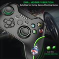 thumbnail image 2 of MesaSe Wireless Controller for Xbox One 2.4G Wireless Connection Pc Controller 0 Dead Zone Game Joystick with Dual-Vibration with Receiver for  /One Elite/Xbox One/One S/One X/Pc Windows, 2 of 7