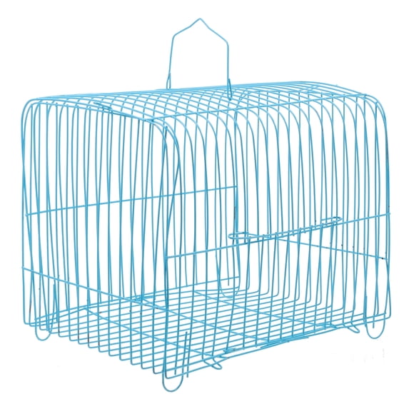 Miangastore Travel Birds Cage Parakeet Travel Wire Cage Portable Bird Cage Metal Bird Carrier Cage