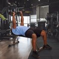 thumbnail image 3 of HolaHatha 300 Pound Capacity Foam Padded Barbell Bench w/Steel Frame, Black, 3 of 11