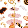thumbnail image 4 of Christmas Decorations for Living Room Multi-Layer Candy Plate Wedding Ktv Living Room Creative Fruit Plate Dry Fruit Plate Refreshment Plate Three-Layer Fruit Plate, 4 of 7