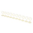 thumbnail image 3 of 20Pcs Numéro de Table Se Trouve en Forme Ronde Stable Métal Électrolytique Largement Utilisé Porte-Cartes de Lieu pour le Bureau de Fête de Mariage, 3 of 14