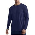 thumbnail image 1 of zfhfof Men's Sun Protection Athletic Shirts Long Sleeve Rash Guard Swim T-Shirts Lightweight Quick Dry Fishing Running Workout Shirts, 1 of 8