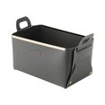 thumbnail image 1 of Big Sale ! Huayishang Home Textile Storage,Storage Case,Desktop Leather Storage Box Foldable Organizer Basket with Handle Cosmetics Snacks Sundries Storage, 1 of 8