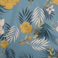 thumbnail image 1 of oneOone Velvet Dusty Blue Fabric Florals Craft Projects Decor Fabric Printed By The Yard 58 Inch Wide, 1 of 4