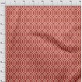 thumbnail image 4 of oneOone Silk Tabby Red Fabric Geometrical Craft Projects Decor Fabric Printed By The Yard 42 Inch Wide, 4 of 4