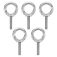 thumbnail image 1 of MasteelfCA 5pcs Eye Bolt M8x30 Stainless Steel Threaded Eye Screw Lifting Device Part, 1 of 8