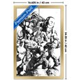 thumbnail image 2 of Marvel Sketch - Group Wall Poster, 14.725" x 22.375" Framed, 2 of 4