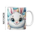 thumbnail image 3 of MTBLYS Easter Ceramic Coffee Mug Rabbit Design 350Ml Capacity 8Cm X 8Cm Home Office Camping Use, 3 of 4