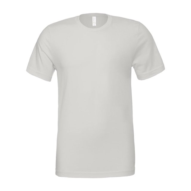 BELLA+CANVAS pour Hommes 3001c, TP, Argent
