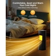 thumbnail image 4 of TIOKVIOP 1500W PTC Ceramic Space Heater with Thermostat, Remote, 12H Timer, 60° Oscillation and Safety Protection, 4 of 4