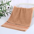 thumbnail image 4 of Todaioua Striped Cotton Towel 13x28 Inches - High Absorbency Bath Beach Towel for Gym, Swimming Pool, Spa Use, Soft Thick Household Bathroom Linens, Multiple Color Options​​, 4 of 7