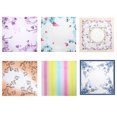 thumbnail image 2 of Square Scarf Set Floral Smooth Fashion Neckerchief Scarf Neck Scarf for Women, 2 of 10