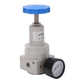 thumbnail image 1 of Air Compressor Pressure Regulator, Air Pressure Regulator Automatic Relief Valve With Gauge, 1 of 8