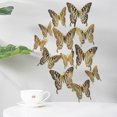 thumbnail image 4 of relayinert Decorative Butterflies Wall Stickers - Beautiful Addition To Home Multiple LK12 Gold 1Set, 4 of 6