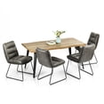 thumbnail image 1 of Homy Casa 5 Piece Dining Room Set - Rectangular Dining Table and 4 Industrial Side Chairs for 4 Person, 1 of 12