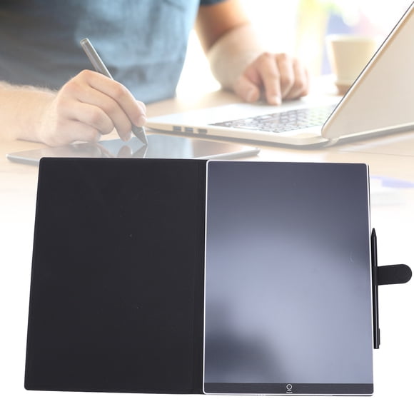 11.5 Inch LCD Writing Tablet with Protective Leather Case and Battery Free Stylus, Reusable Electronic Drawing Pad Doodle Board for Home School Office Note Taking