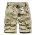 thumbnail image 2 of Birdeem Mens Sports Leisure Elastic Waist Multi-Pockets Relaxed Summer Shorts Pants, 2 of 12